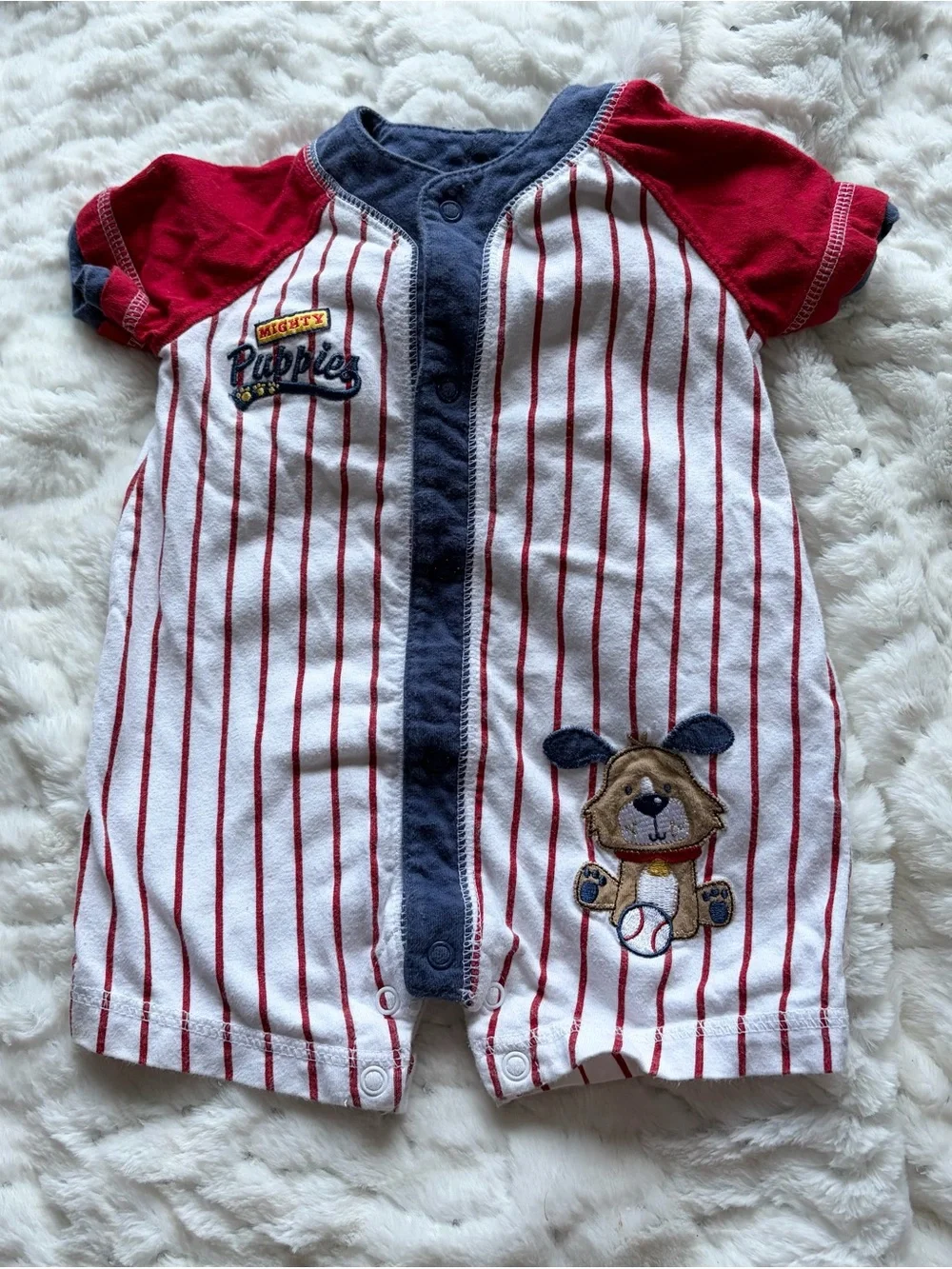 ⚾ Child of Mine by Carter’s Boys 3-6M Baseball Romper